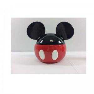 Högkvalitativ härlig Mickey Mouse Resin Home Storage Container Jar